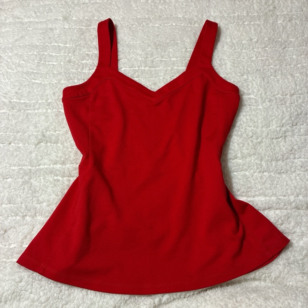 Ann Taylor Vibrant Red Camisole Top